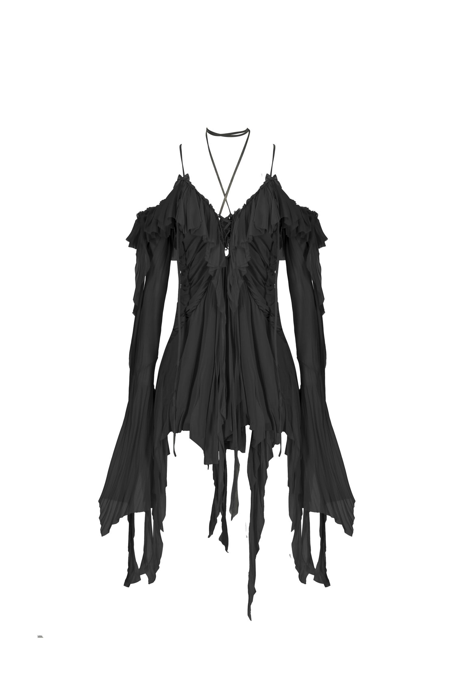 RUFFLE DRESS LINDA - Aniye Records