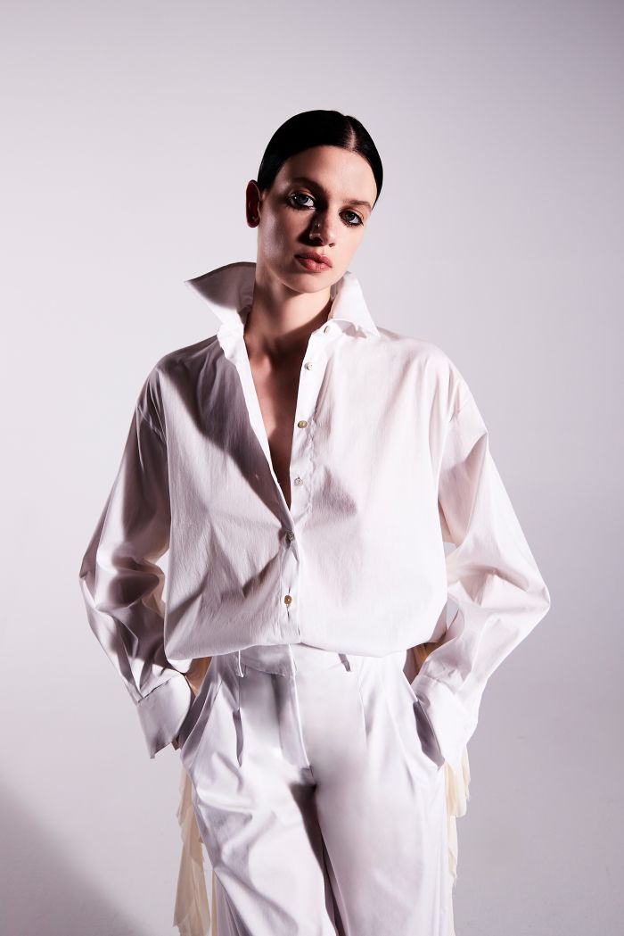 RUFFLE SHIRT TAMA - Aniye Records