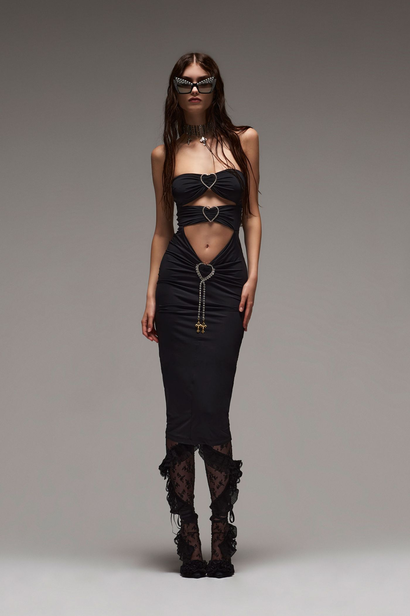 LUCILLE HOLE DRESS